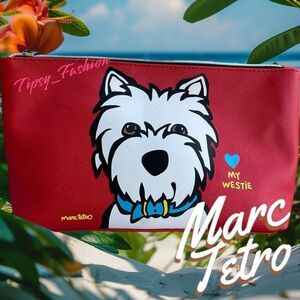 Marc Tetro Makeup Toiletries Cosmetics Case Bag